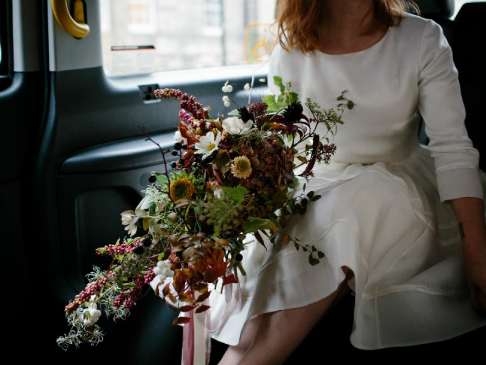 Brautstrauß von den Ladies von Pyrus - Tollwasblumenmachen.de