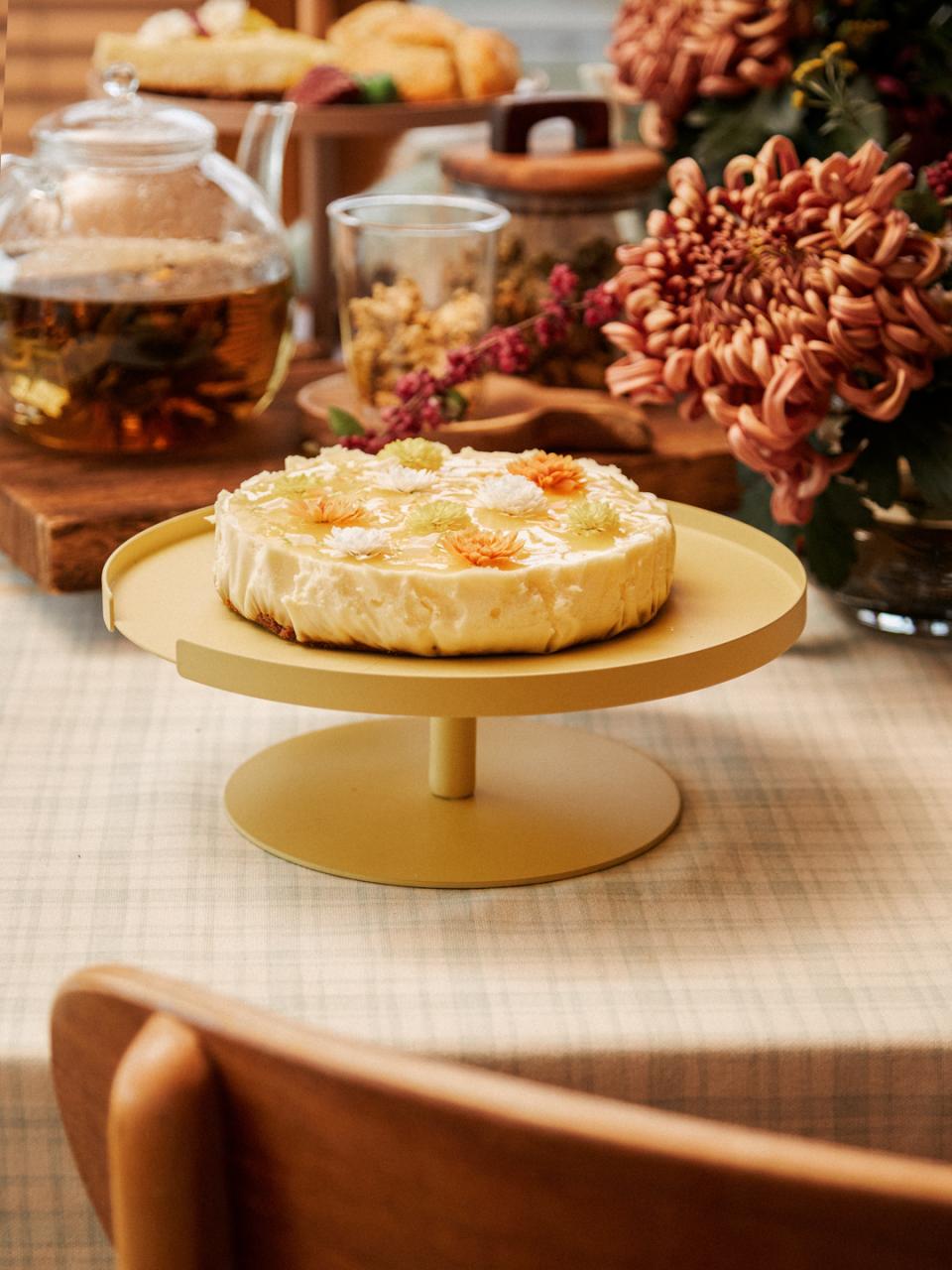 Chrysanthemen Cheesecake