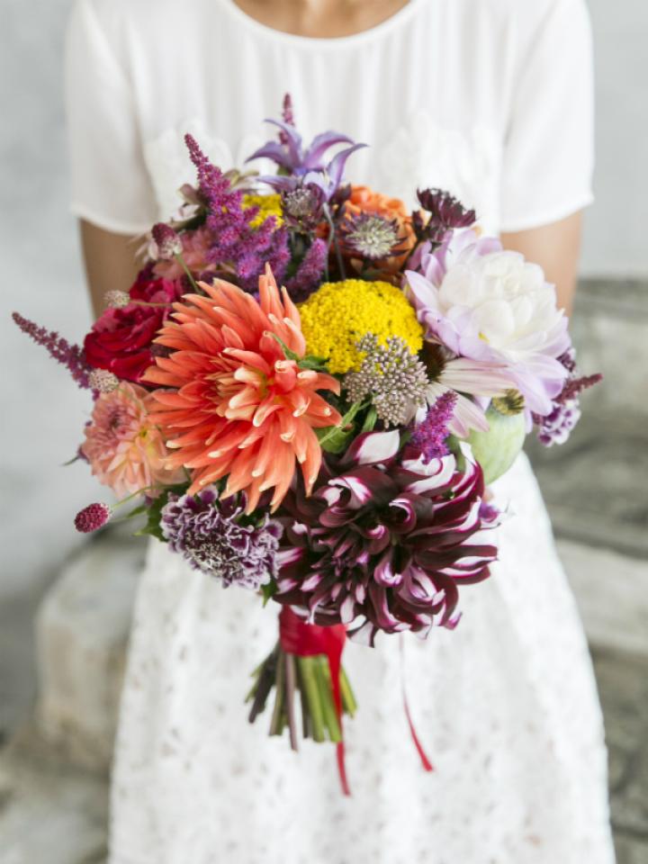 Dahlienhochzeit im Spätsommer - tollwasblumenmachen.de