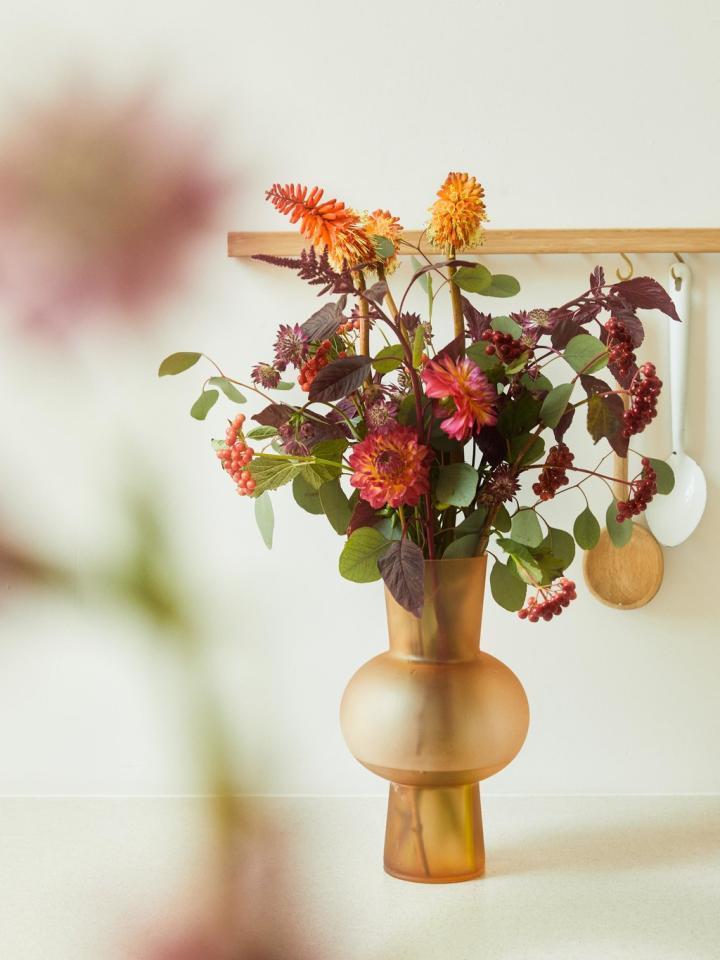 Herbst in die Vase Blumen Risse | tollwasblumenmachen.de