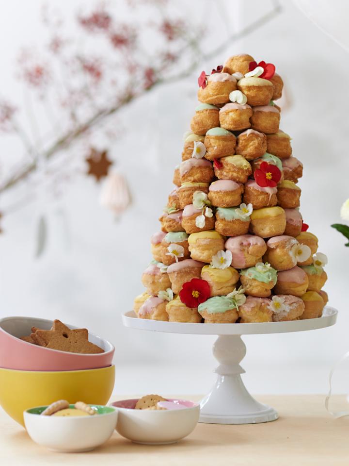 Croquembouche zu Weihnachten - Tollwasblumenmachen.de