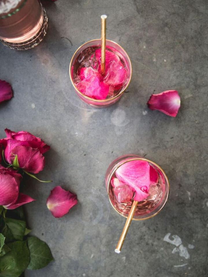 DIY: romantische rozenpunch