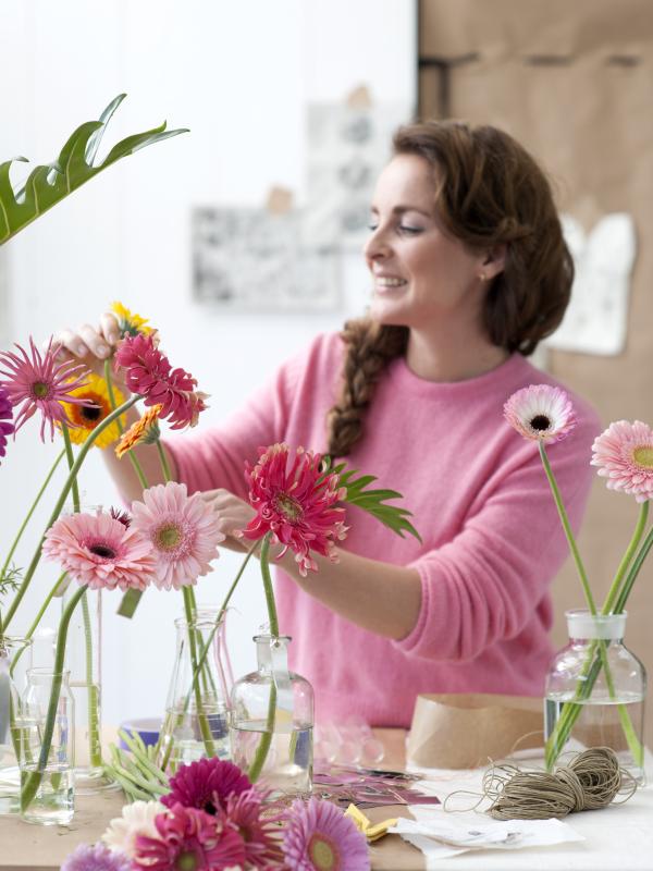 Mit Pinktönen wird’s romantisch - www.tollwasblumenmachen.de