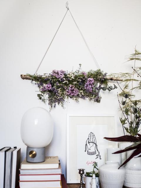 DIY Flower Wallhanging - Tollwasblumenmachen.de