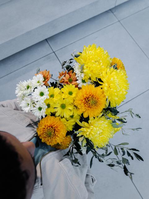 Chrysanthemen-Bouquet | Tollwasblumenmachen.de